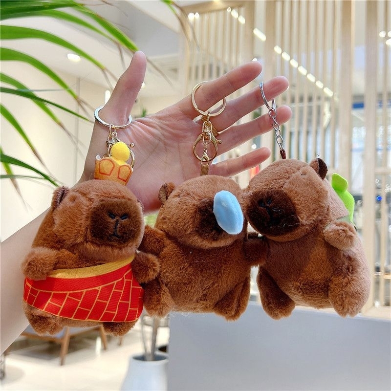 CAPYBARA - KEYCHAIN CAPYBARA - GANTUNGAN KUNCI CAPYBARA - DeReLi Official Store - KEYCHAIN CAPYBARA 