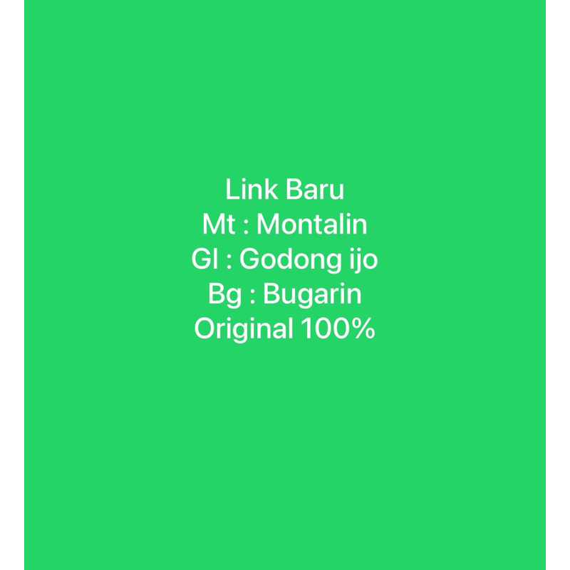 

L!nk # Baru # Mt # GI # Bg # Original 100%