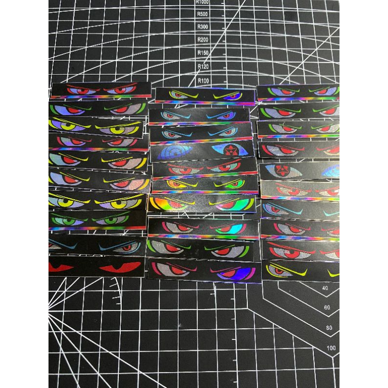 

sticker Strobo kecil ukuran 1x6.5 cam isi 28 pcs