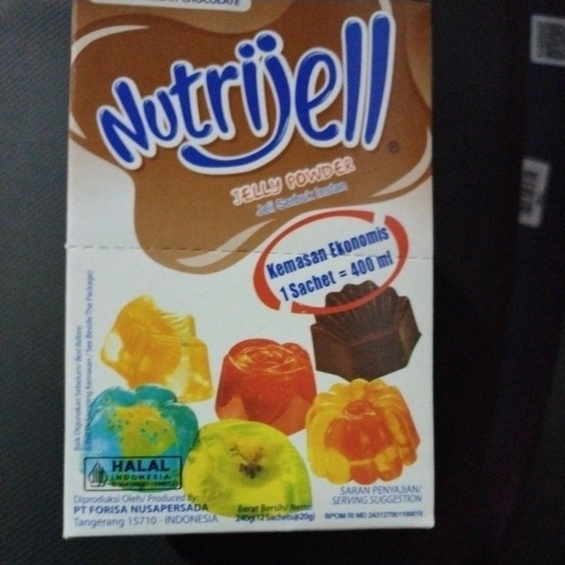 

Nutrijel rasa coklat kotak