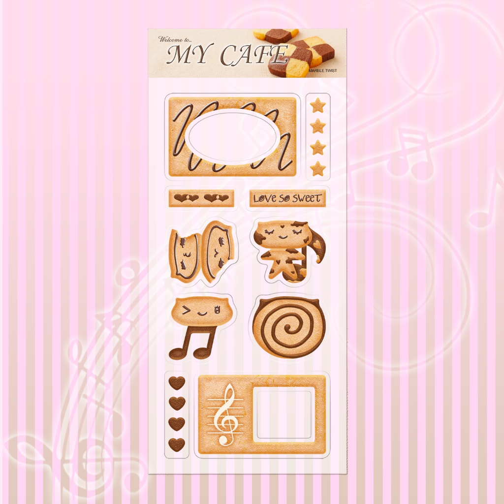 

My Cafe Deco Sticker Sheet v1 by Marble Twist