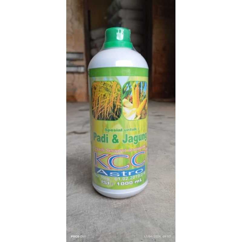 PUPUK CAIR (KCC ASTRO) PADI & JAGUNG KEMASAN 1.LITER