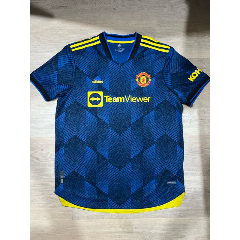 Jersey Manchester United 21/22 Third 3rd Kit Player Issue Authentic Original Size XL