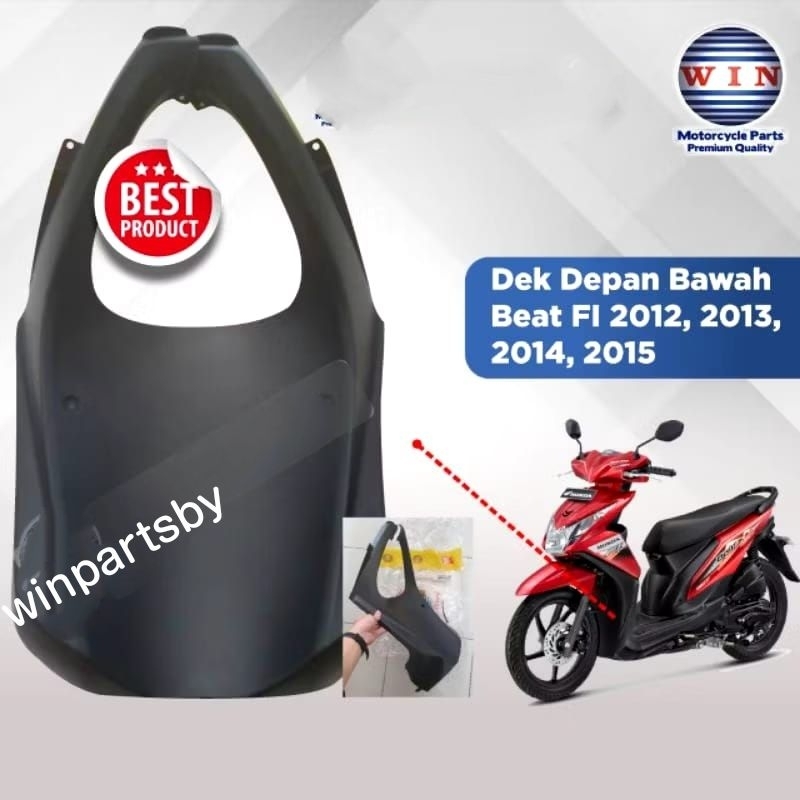 Tameng lumpur dek depan bawah BEAT FI