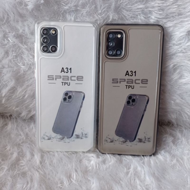SOFTCASE CASING BENING TELASPARAN TYPE SAMSUNG  A31 PELINDUNG BELAKANG NYA HP DAN CAMERA READY