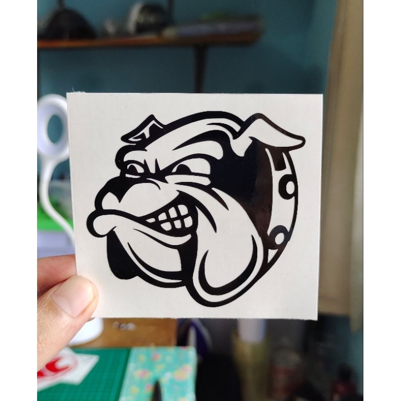 

stiker dog sticker murah keren lucu stiker cutting
