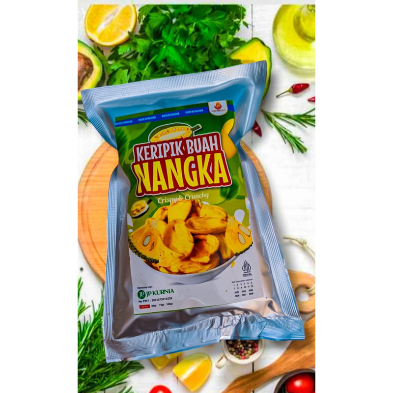 

keripik buah nangka kualitas premium gurih renyah