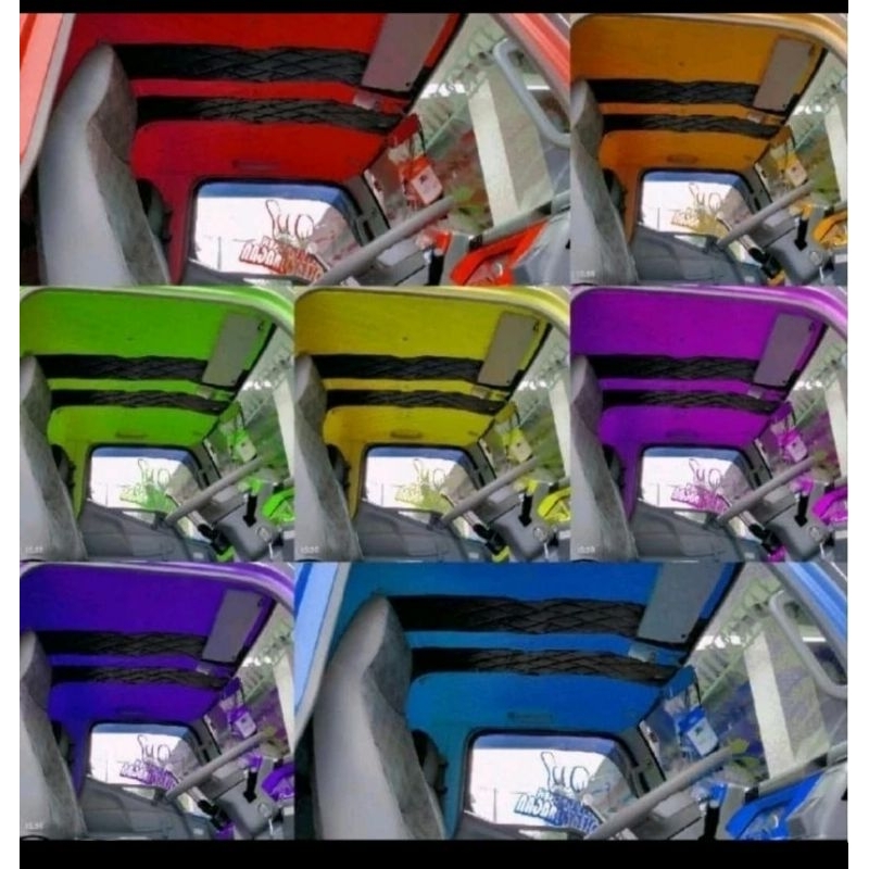Cover Pelapis plafon/kabin mobil truk Canter, ragasa, dynaht, hino dutro, umplung dll