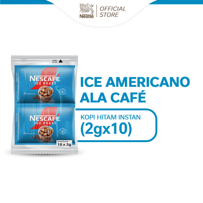 

Nescafe Ice Roast Kopi Instan Americano Bag 10 x 2 g