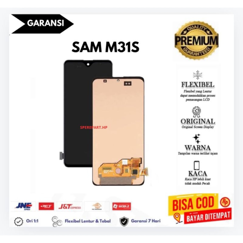 LCD TOUCHSCREEN SAM M31S FULLSET ORIGINAL/LCD ORIGINAL SAM M31S