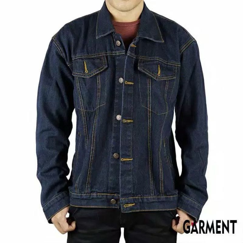 Jaket Denim Pria Big size Jaket ukuran jumbo 4XL 5XL 6XL
