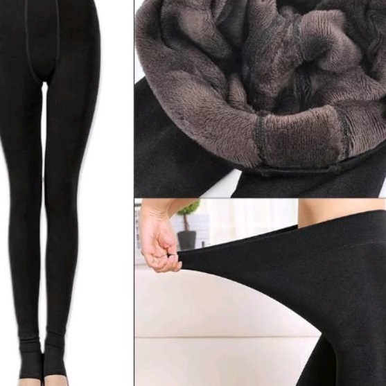 Langka EXTRA WARM WINTER THERMAL LEGGING PANTS CASHMERE CELANA MUSIM DINGIN
