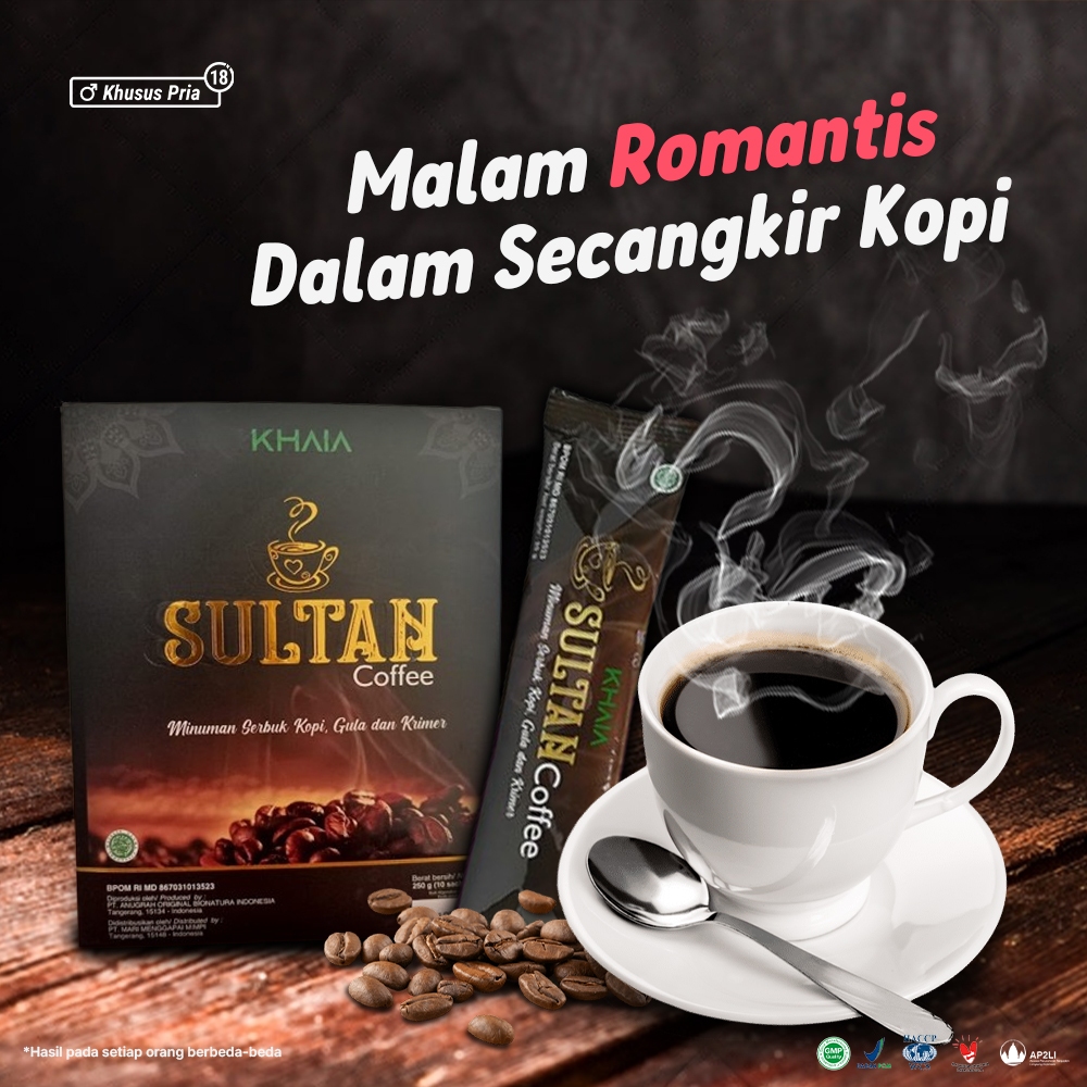 

(Privasi Aman) Kopi Sultan Ginseng Khaia Stamina Pria Dewasa Kuat Perkasa Tahan Lama | Sultan Coffee