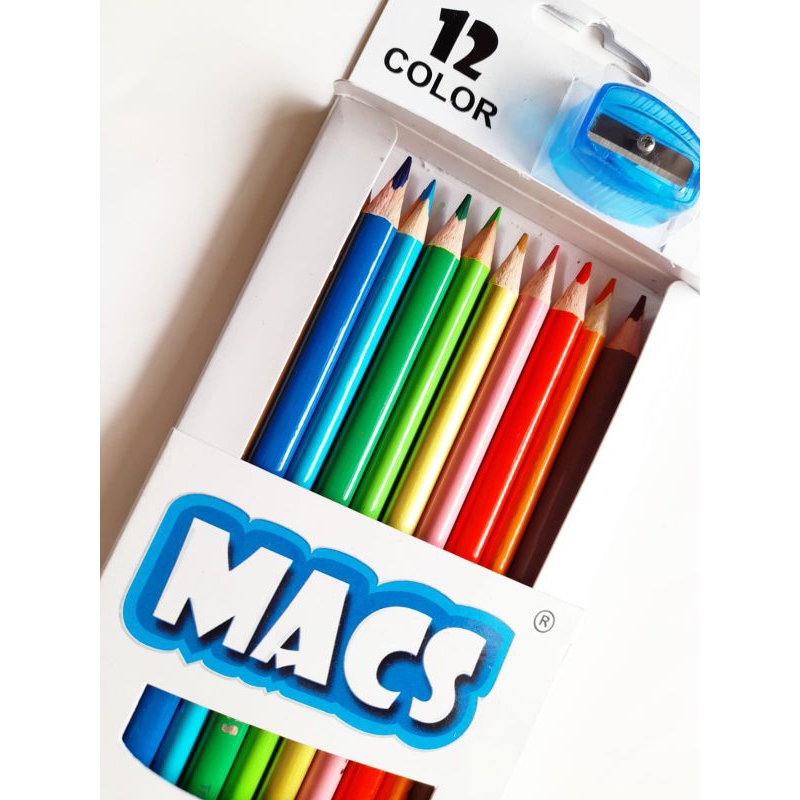 

pensel warna macs - 12warna ( free serutan )