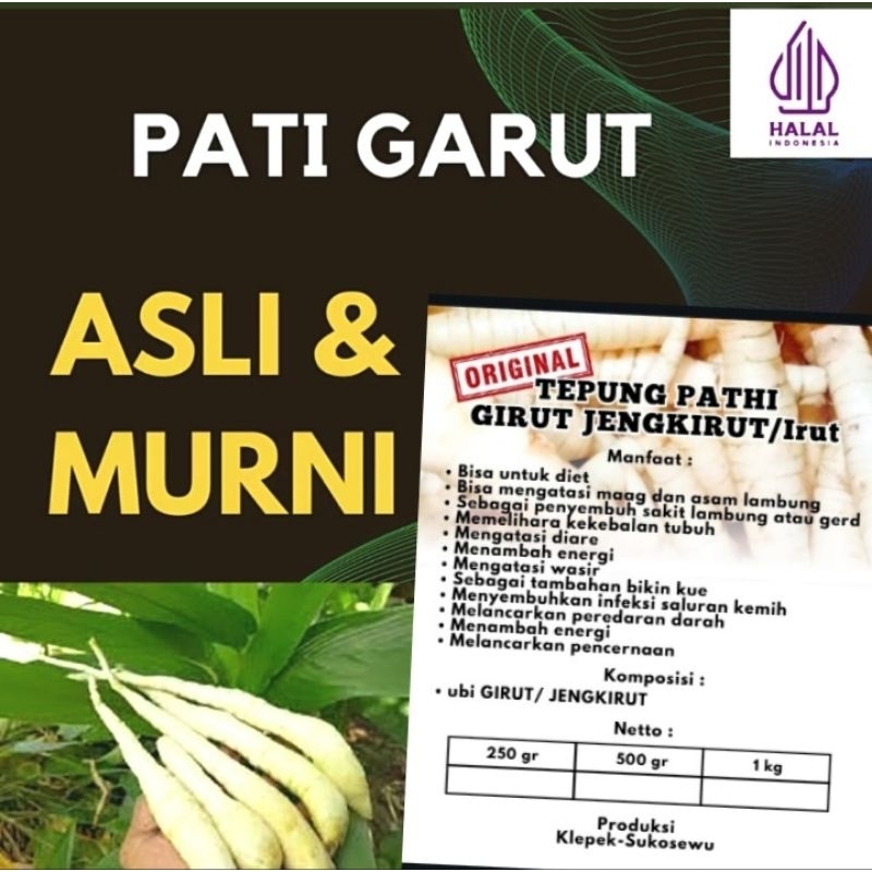 

TEPUNG Ubi Pathi jengkirut/Irut 250 gr Original