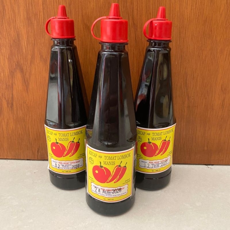 

[TERLARIS] Kecap Tomat Lombok Tegal Botol Plastik 300ml