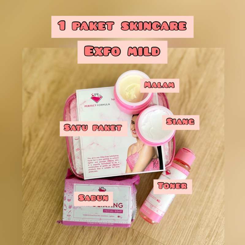 CAHAYA BEAUTY PAKET EXFO MILD (pemula bumil/lanjutan jangka panjang)