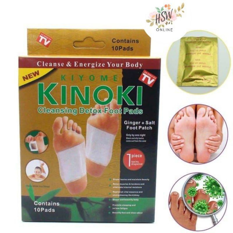 Koyo Herbal Foot Kinoki Gold Detok Original Herbal Asli