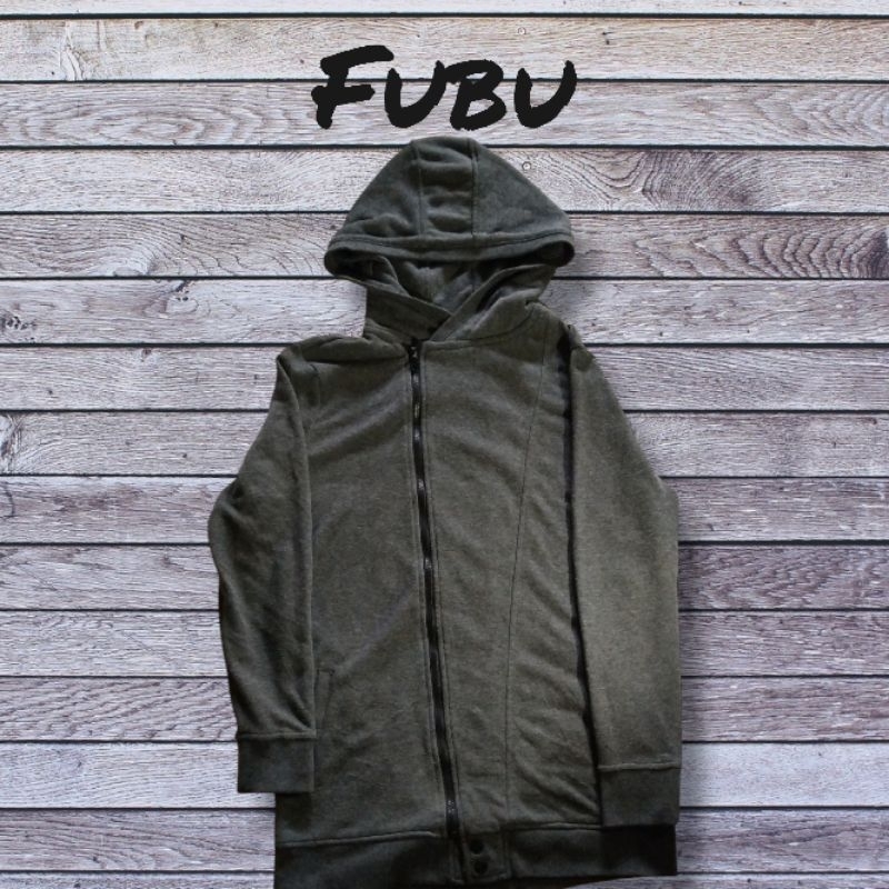 Hoodie Crewneck Fubu  thrifthing second brand original