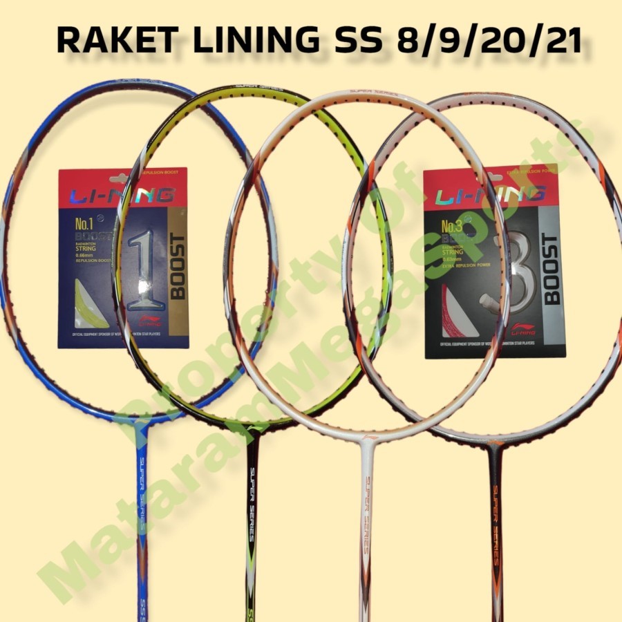 Raket Badminton Lining "SUPER SERIES" SS 8/9/20 G5