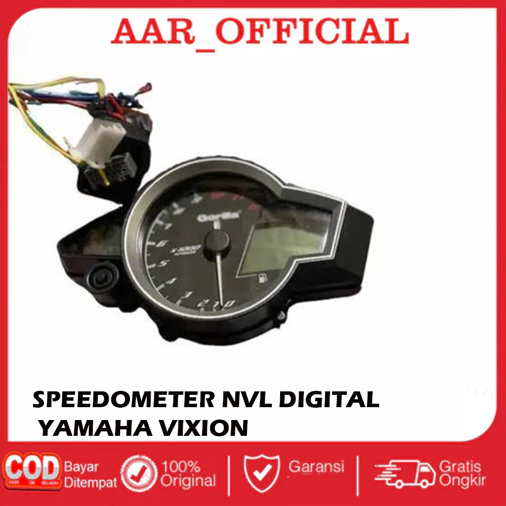 Speedometer NVL Digital Motor Yamaha Vixion New Import Gorilla Sensor Gorilla Universal