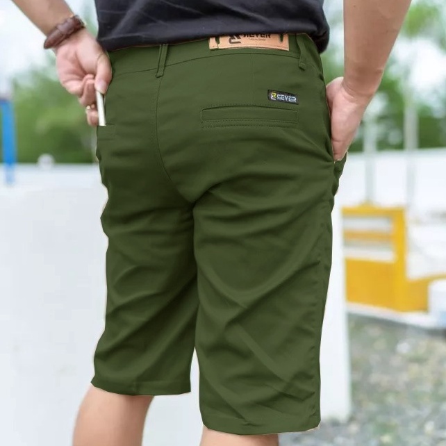 Siap Kirim Celana Pendek Chino  Chinos Hijau ARMY Pria  Cowok Distro Kualitas Premium