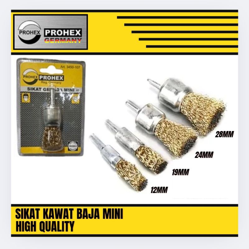 Sikat Kawat Sikat Gerinda Sikat Bor Sikat Karat Sikat Baja mini Prohex