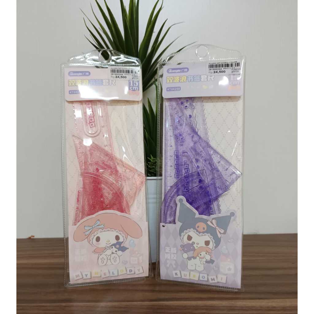 

Rulers Set Sanrio KT84258 / Penggaris isi 4/set