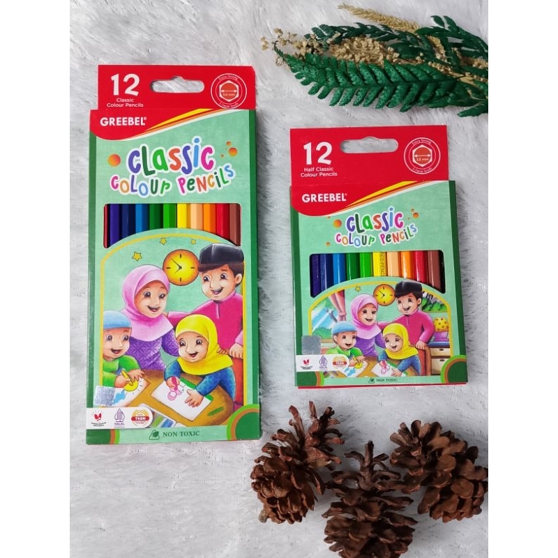 

Pensil Warna Greebel Original 12 Warna / Classic Colour Pencils