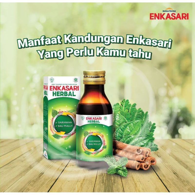 Enkasari Herbal Obat Kumur & Sariawan 120ML
