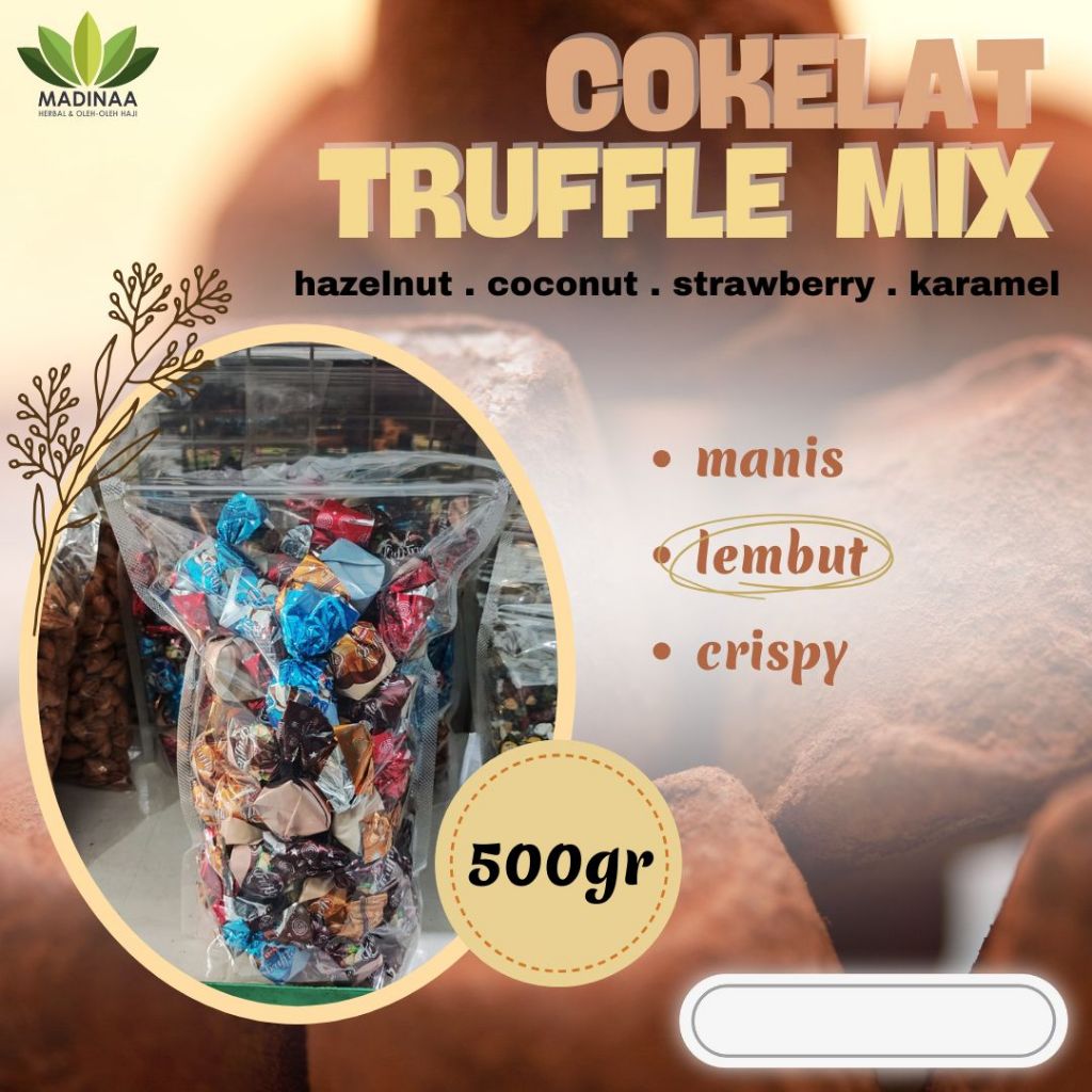 

COKELAT TRUFFLE MIX kemasan 500gr & 1000gr