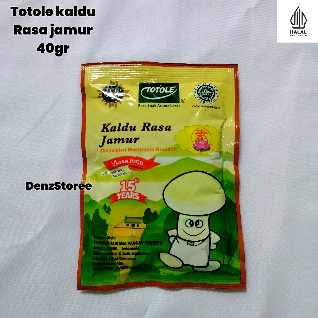 

Totole Kaldu Rasa Jamur 40gr / Bumbu Totole Rasa Jamur 40gr Halal MUI