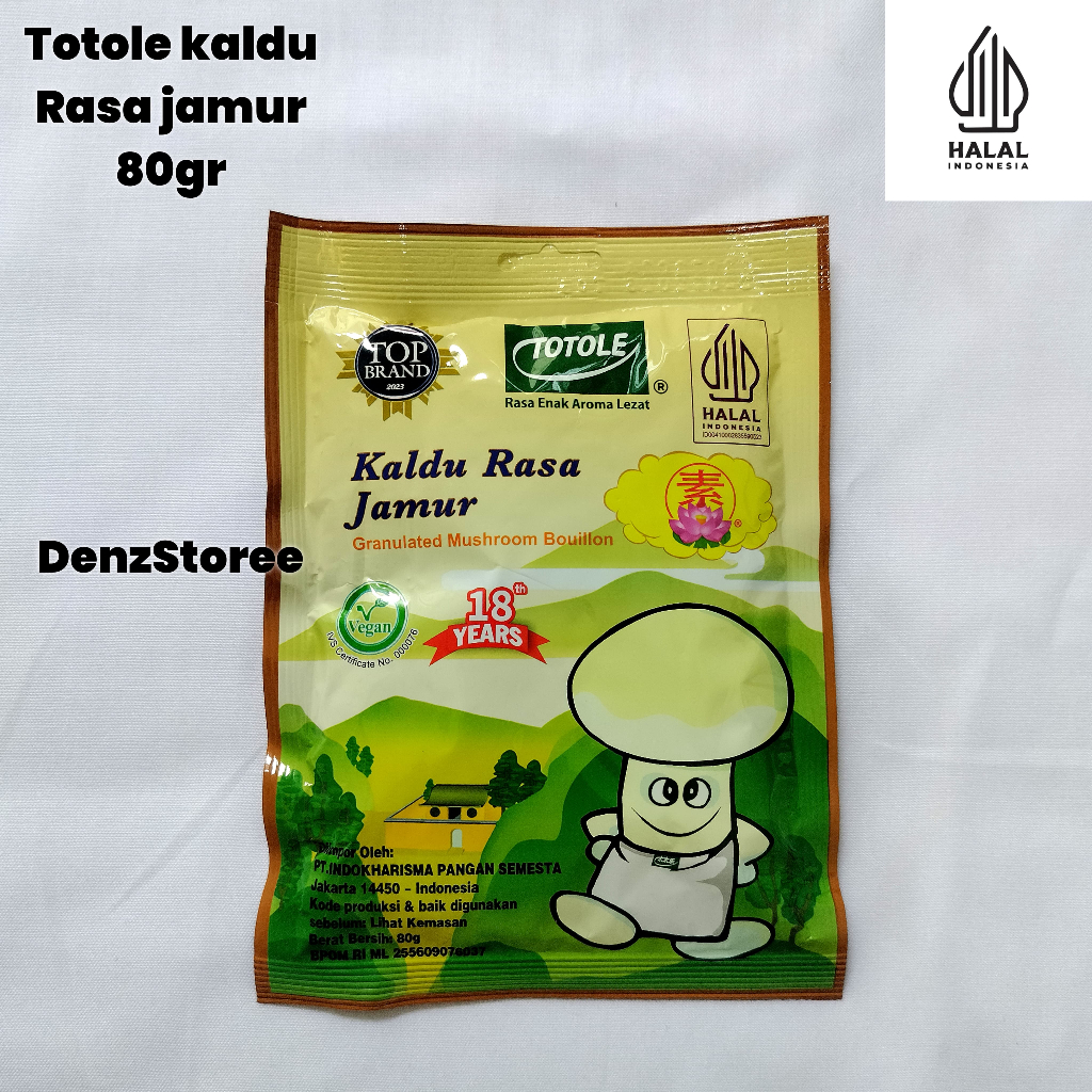 

Totole Kaldu Rasa Jamur 80gr/Bumbu Totole Rasa Jamur 80gr Halal MUI