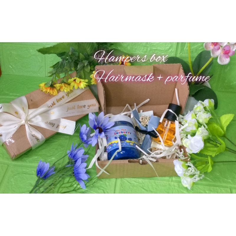 

-cnt- HAMPERS BOX MURAH / HAIRMASK & PARFUM / HAMPERS BOX/ KADO ULTAH