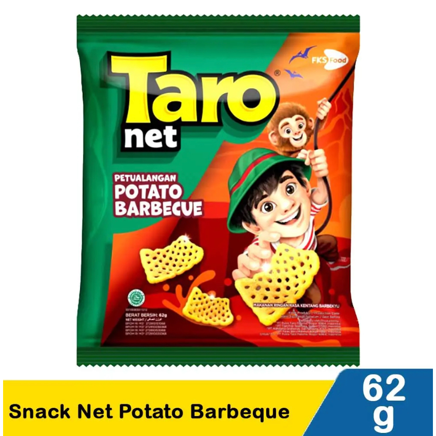 

Taro Snack Net Potato Barbeque 62 Gram