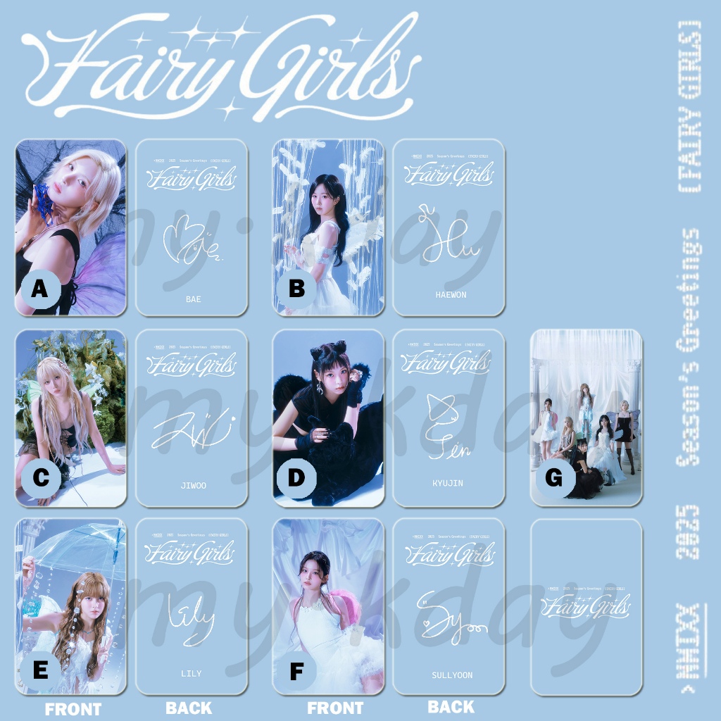 PC-1850, Unofficial Photocard NMIXX 2025 Season's Greetings 2 sisi