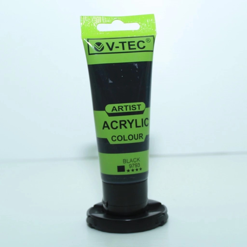 

Cat Akrilik VTEC - Warna Hitam 75 ml