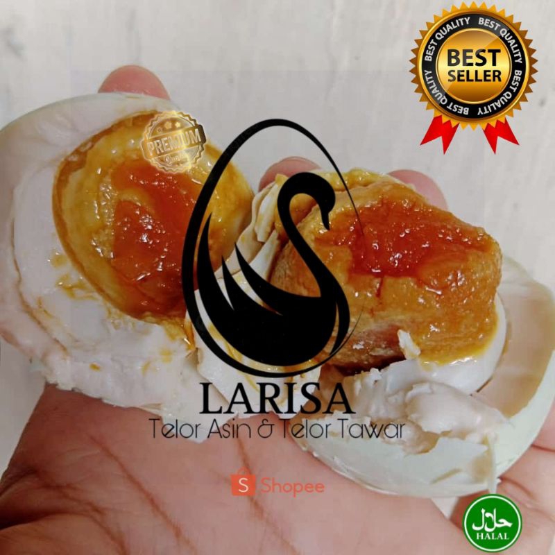 

Telor Asin Larisa paket 15 butir free bubl warp ukuran sedang