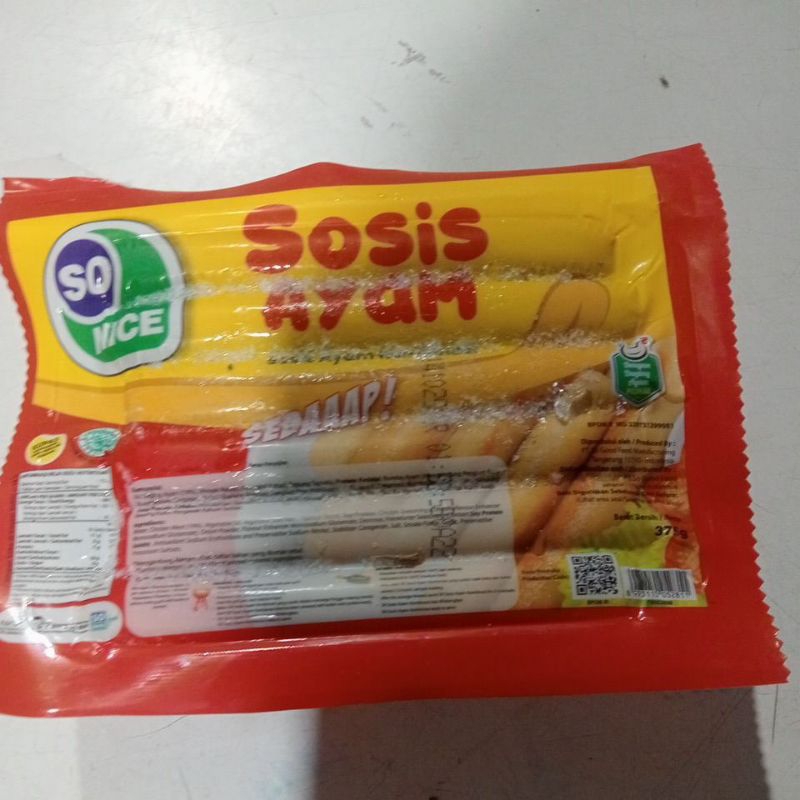 

SOSIS AYAM SONICE ISI 15 375GR