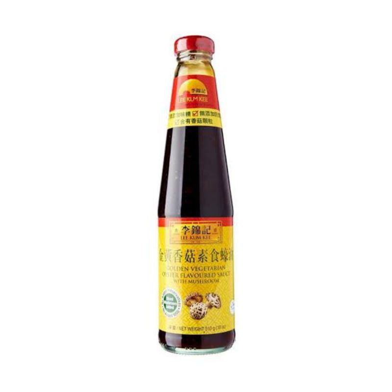 

SALE LEE KUM KEE Oyster Sauce Saus Tiram Golden Vegetarian dengan Jamur