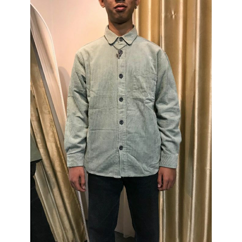 Flanel Corduroy Outwear Sage green by STCO