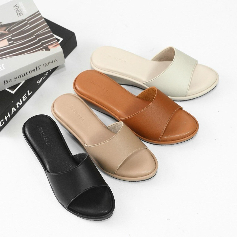 Carlene_tania sandal wedges wanita 5 cm