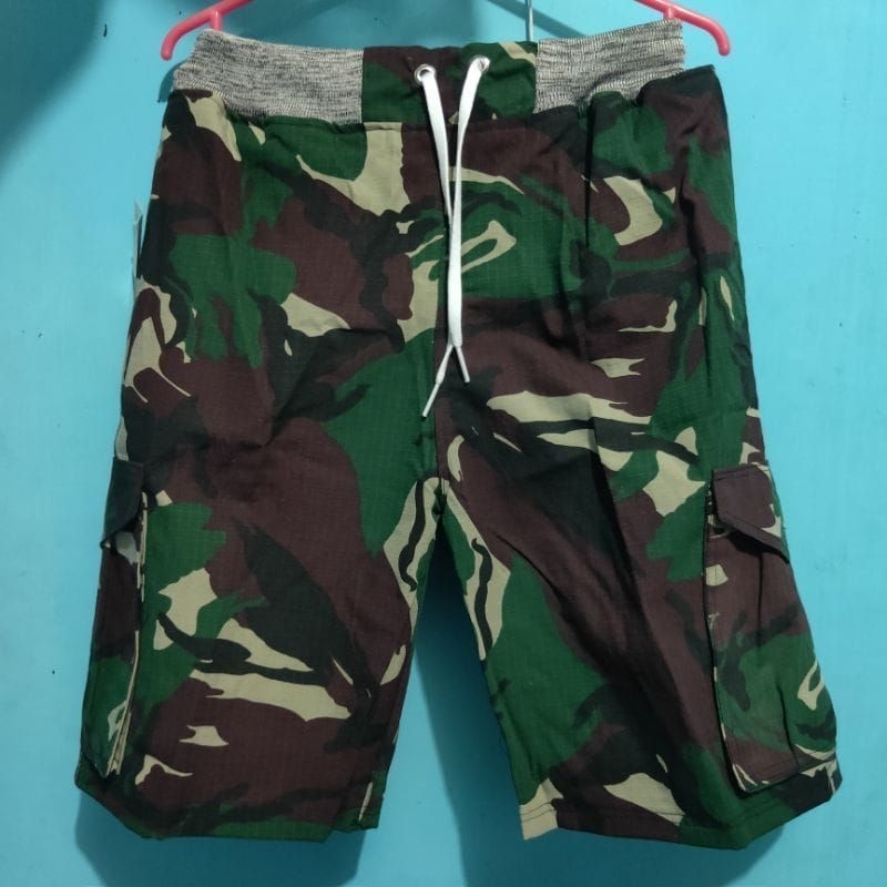 Celana pendek cargo Doreng army bahan tebal celana cargo pria celana keren celana outdoor celana lap