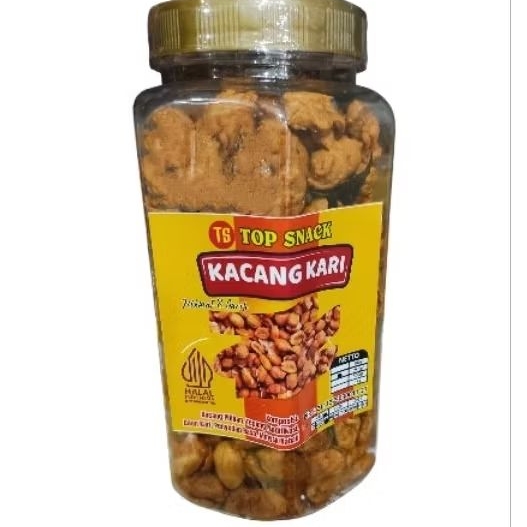 

TOP Snack kacang kari toples 250gr ih vegan vegetarian friendly halal