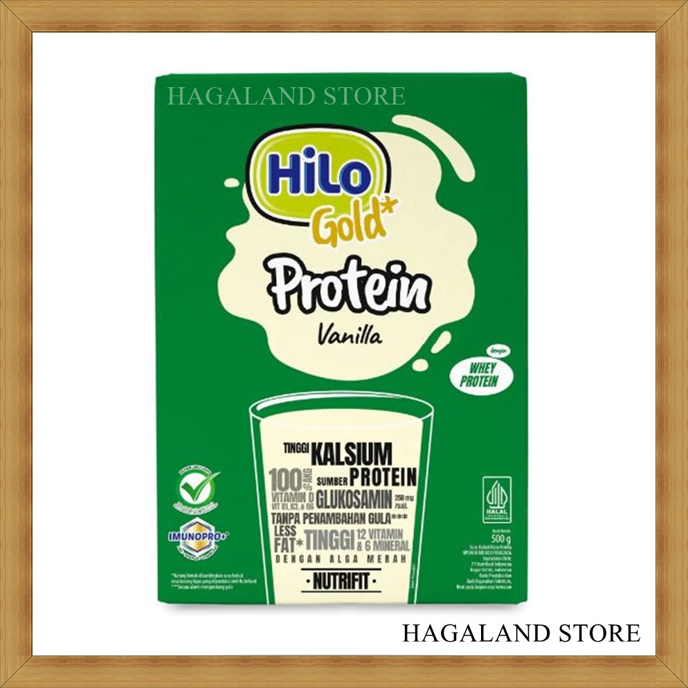 

Hilo Gold Protein Vanila Vanilla 500 gram