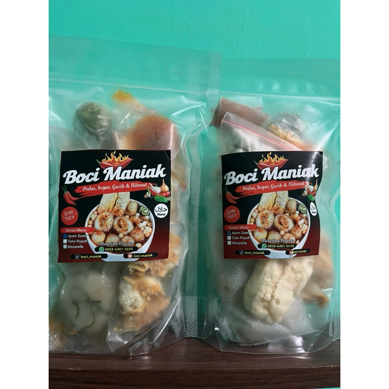 

boci mix/ayam suwir+mozarella/ayam suwir+telor puyuh