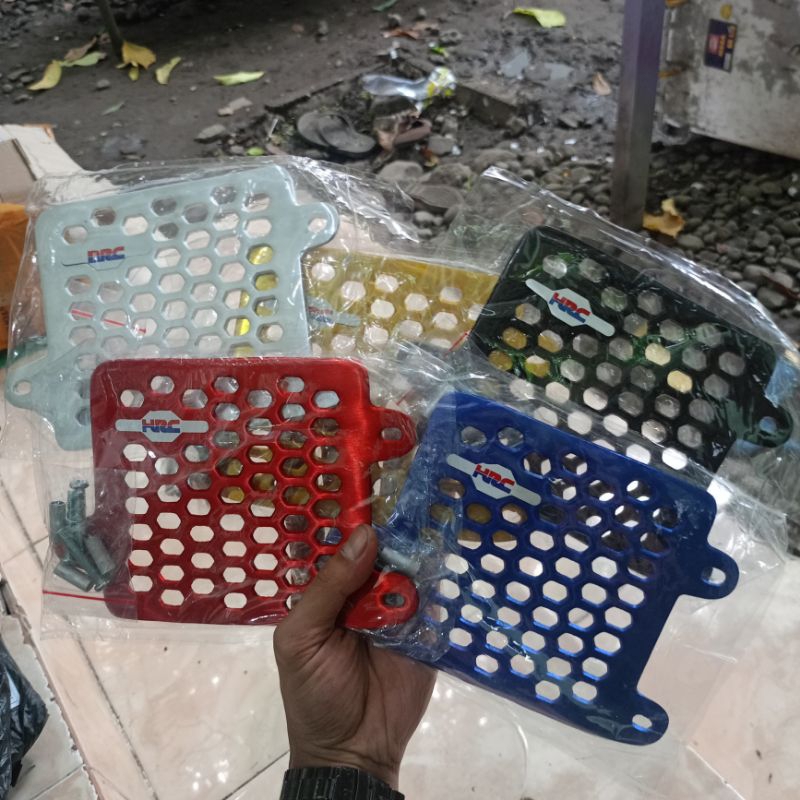 COVER RADIATOR HRC HONDA VARIO 125 150 ALUMINIUM