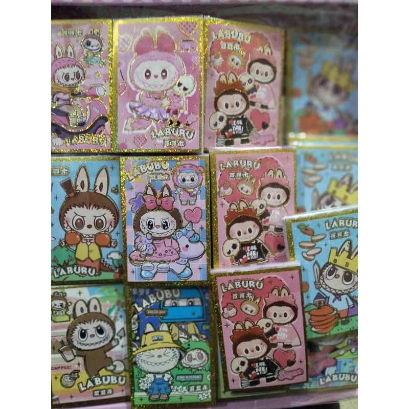 

5pcs \ sticker notebook mini mas \ sticker labubu mas \ stiker buku \ stiker tempel