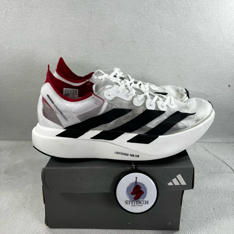 Adidas Adizero Adios Pro Evo 1 White Black Red