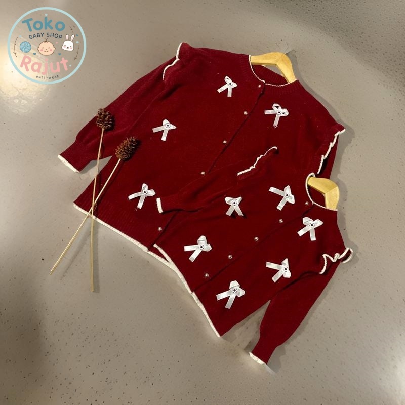 Cardigan Sweater Couple Ibu Anak Perempuan Unisex